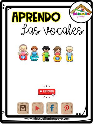 Mi Cuadernillo De Las Vocales