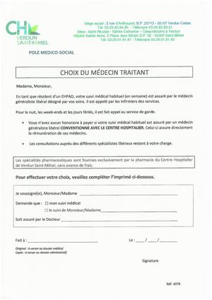 Choix Du Médecin Traitant