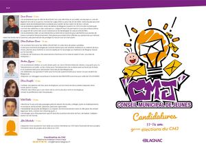 Professions de foi - élections  CMJ