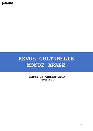 glob.art - revue 21