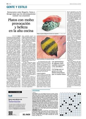 Platos con moho: provocación y belleza en la alta cocina