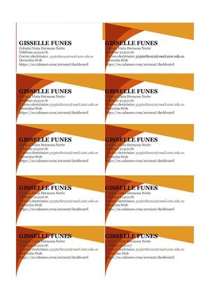 Tarjeta De Presentacion