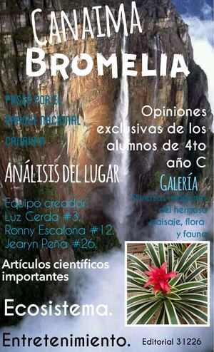 Revista Canaima Bromelia Biologia