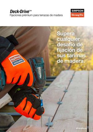 Deck-Drive™ - Fijaciones prémium para terrazas de madera ES