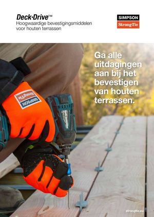 Deck-Drive™ - Hoogwaardige bevestigingsmiddelen voor houten terrassen NL