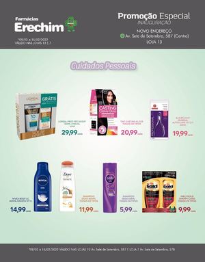 Encarte Farmácias Erechim Inauguração