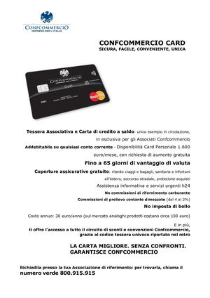 Flyer Confcommercio Card