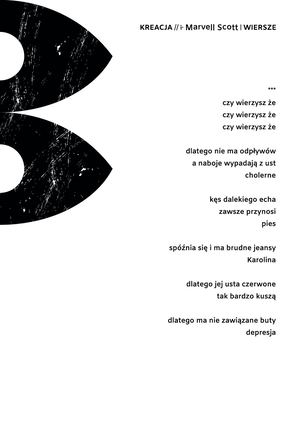 Kreacja // i. Marvell Scott | WIERSZE (10.02 - 20.02)