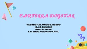 Portada De Cartilla Digital