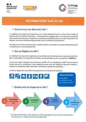 Informations Vae (2)