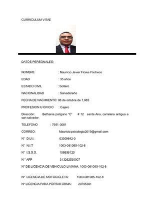 Curriculum Actualizado