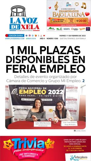 EDICIÓN DIGITAL #1088 del diario LA VOZ DE XELA