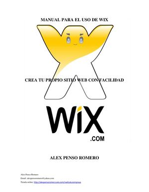 Manual para el uso de wix