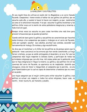 La Leyenda La Gallina Y Sus Pollitos