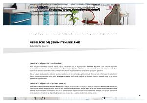 Gebelikte Diş Çekimi Sonrası Sakarya Donatım Diş Hastanesi