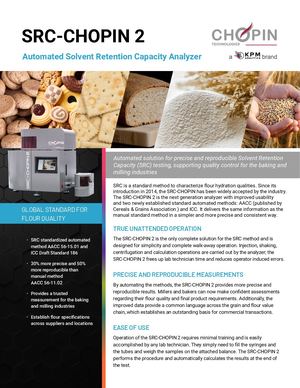 SRC Chopin 2 - Automated Solvent Retention Capacity Analyzer