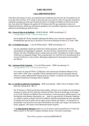 Paris 06 Et Ses Secrets Méconnus