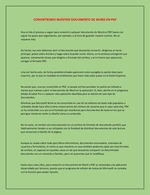Convirtiendo Nuestro Documento De Word En Pdf