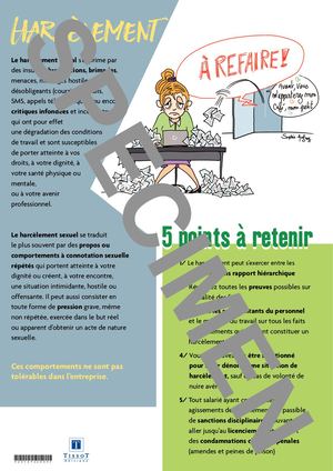 Affiche Prévention du harcèlement