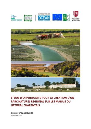 PNR sur le littoral charentais - Dossier d'opportunité