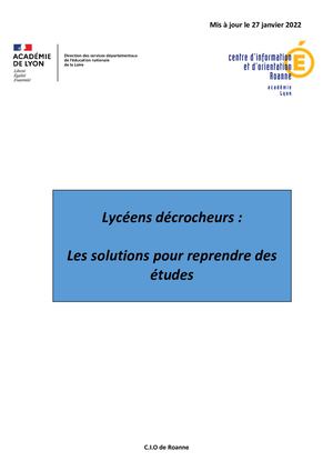 Guide Des Décrocheurs