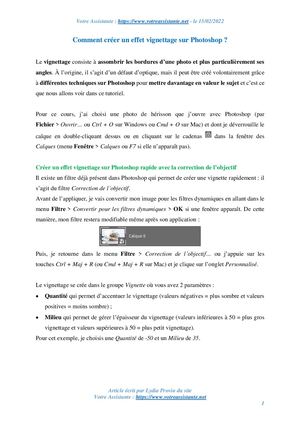 Comment créer un effet vignettage sur Photoshop ?