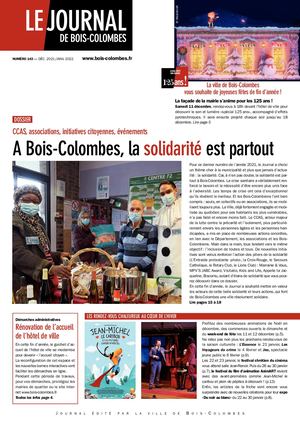 JBC n°143 Déc./Jan. 2022 - Le journal de Bois-Colombes -