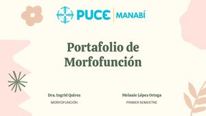 Portafolio de morfofuncion 1 semestre