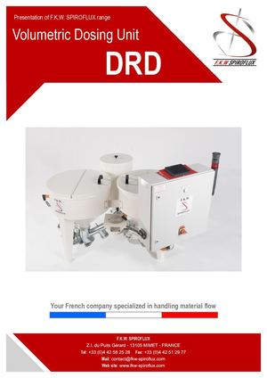 Volumetric Dosing Unit DRD