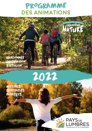 Programme Animations CCPL 2022