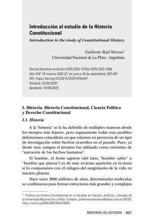 Derecho constitucional y el Estado