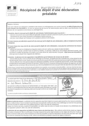 Calam o R c piss D p t D une D claration Pr alable