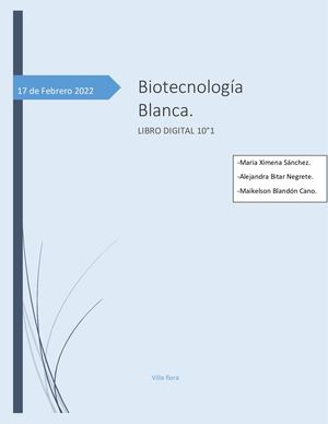 Biotecnología Blanca