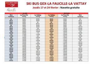 Navettes Ski Bus Coté Plaine