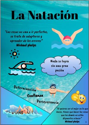 Revista De La Natación De Fernanda Thais Zambrano Bravo
