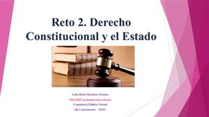 Calaméo - Reto 2 Derecho Constitucional Y El Estado