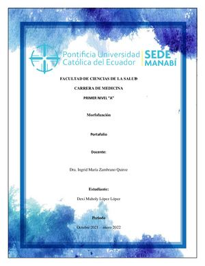 Portafolio Morfofunción Maholy López