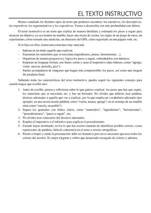 1 1 El Texto Instructivo