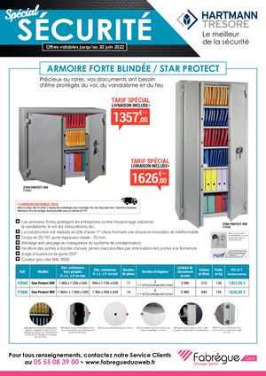 Offre Armoires Fortes -  Fev2022