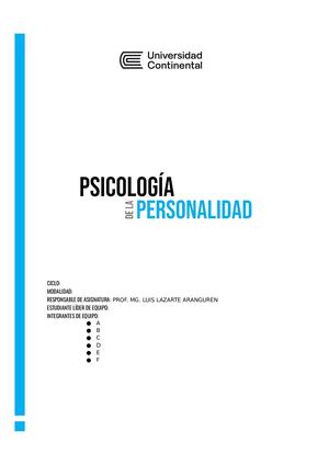 MODELO DE INFORME PSICOLÓGICO - PA3