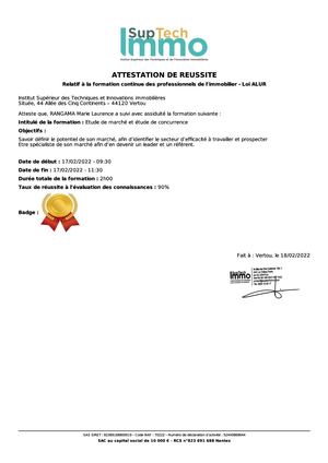 Attestation De Réussite