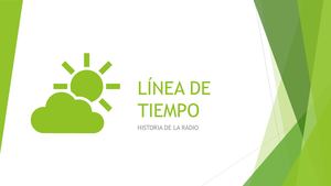 Línea De Tiempo Historia De La Radio