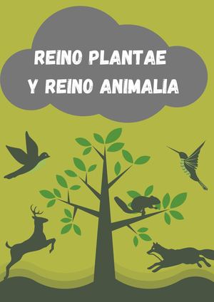 Revista reino animalia y reina plantae