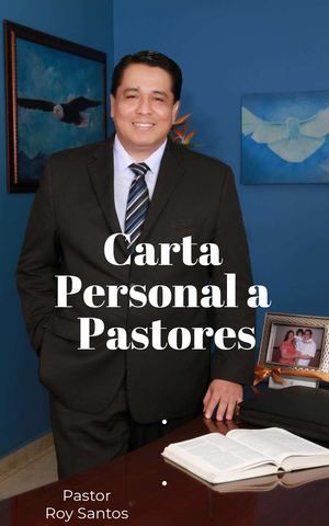 CARTA PERSONAL A PASTORES