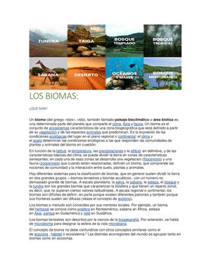 Los Biomas
