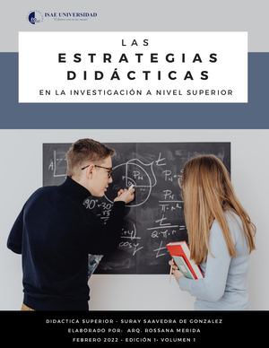Las Estrategias Didácticas en la Investigación a Nivel Superior