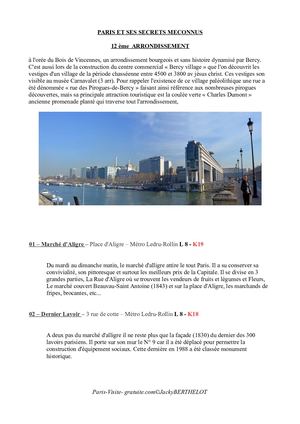 Paris 12 Et Ses Secrets Méconnus