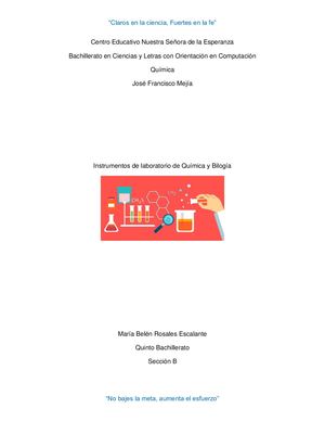 Instrumentos-Símbolos Química