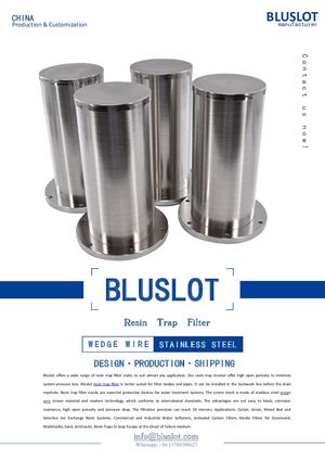 Resin Trap Filter Strainer Industrial Water Softeners Bluslot