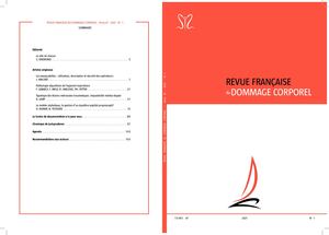 La Revue Française du Dommage Corporel - Trimestre 1 - 2021